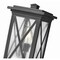 Z-Lite Brookside 1 Light Outdoor Post Mount Fixture, 9.5in. W x 137.5in. H, Black 583PHBR-5009P120-BK - alternate 5